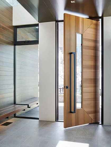 Main Pivot Wood Doors for House