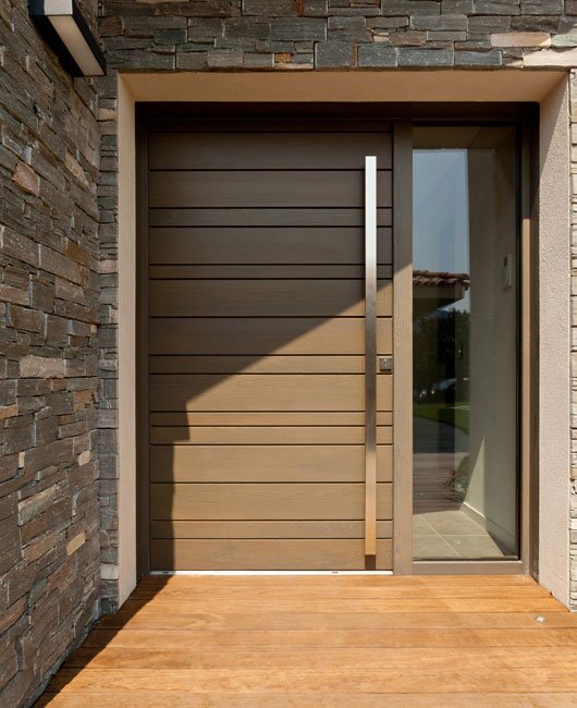 Solid Oak Villa Flush Entry Doors