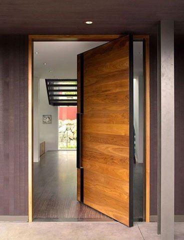 Revolving Solid Wood Pivot Door