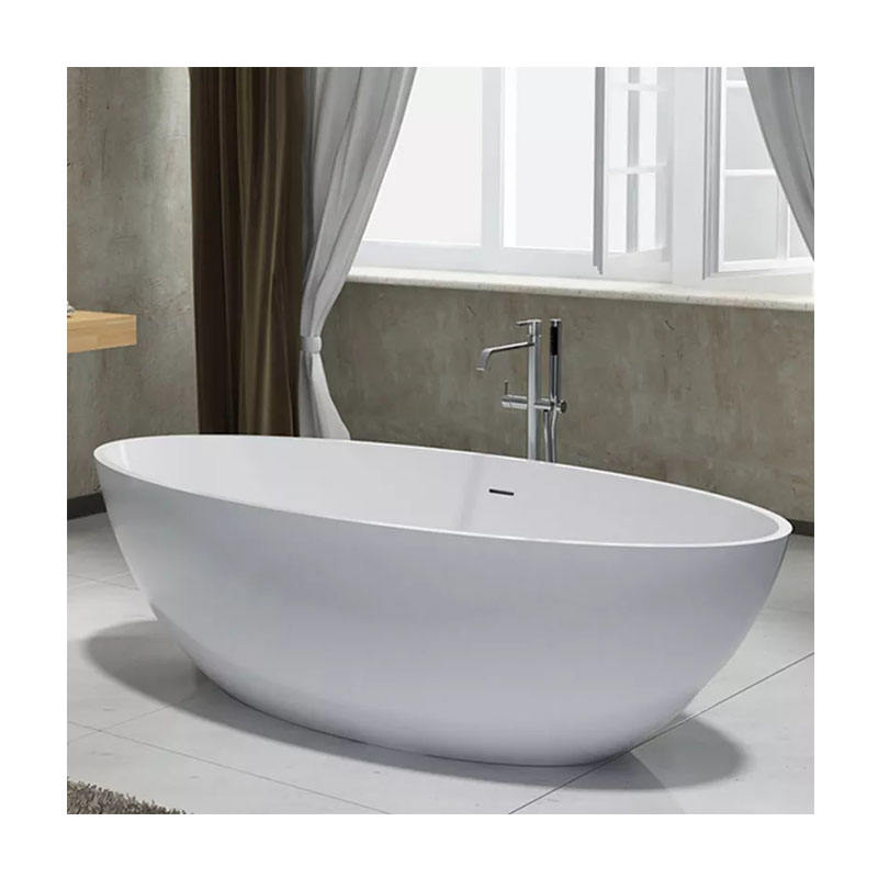 Freestanding Bathtub Artifical Marble Stone Ceramic Bathtub