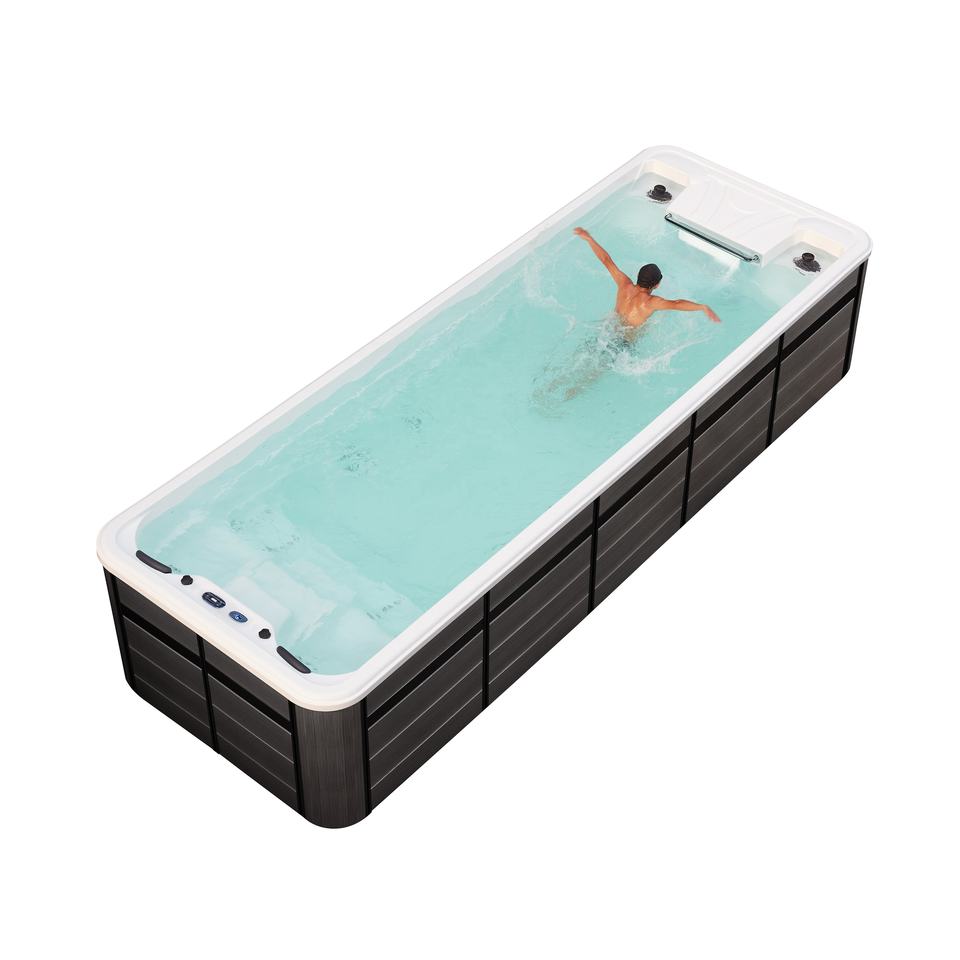 Hot Sale America Luxury Long Swim Spa Family Garden Large Endless Pools Outdoor Swim Spa